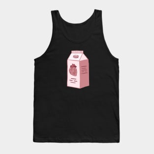 Pack of juice. A pack of juice from the heart. Doodle drawing. Cartoon style drawing. A pack of juice from the heart. Doodle drawing. Cartoon style drawing Tank Top